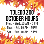 toledo zoo fall event hours
